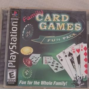 Playstation Family Card Games Fun Pack